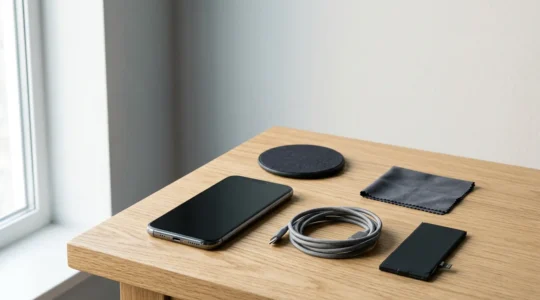 Smartphone maintenance and longevity concept showing device care essentials