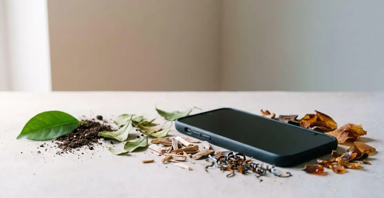 Close-up of smartphone battery health indicator showing cycle count and capacity percentage with dramatic lighting